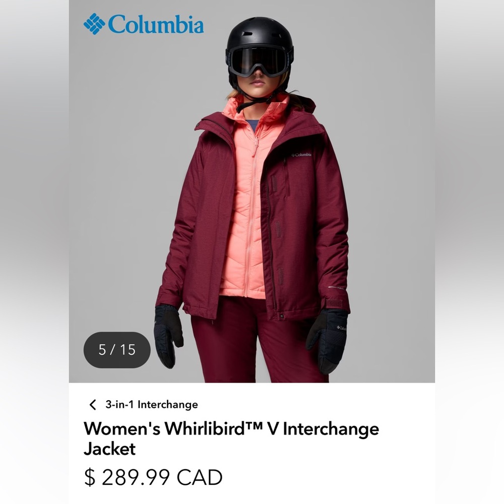 Columbia Whirlibird 2 in 1 Jacket